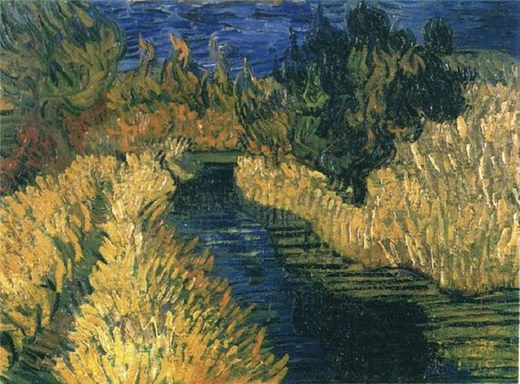 The Little Stream Vincent Willem Van Gogh Oil Painting